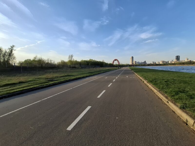 Трасса лыжероллерная Крылатское гребной канал, состояние на 21 апреля 2025 по отзыву, фото 2. 